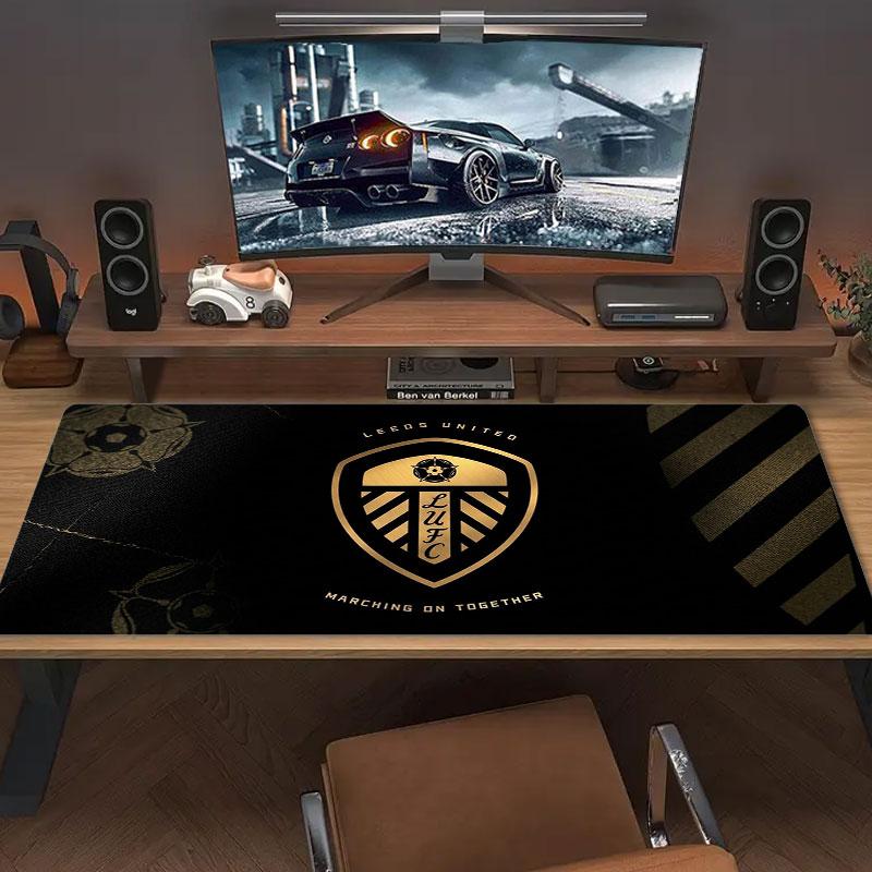 Leeds United Large Size Mouse Pad Large Gaming Table Cushion Non-slip Laptop Tablet Big Mousepad XXL Mat Mini PC Playmat With Lock edge