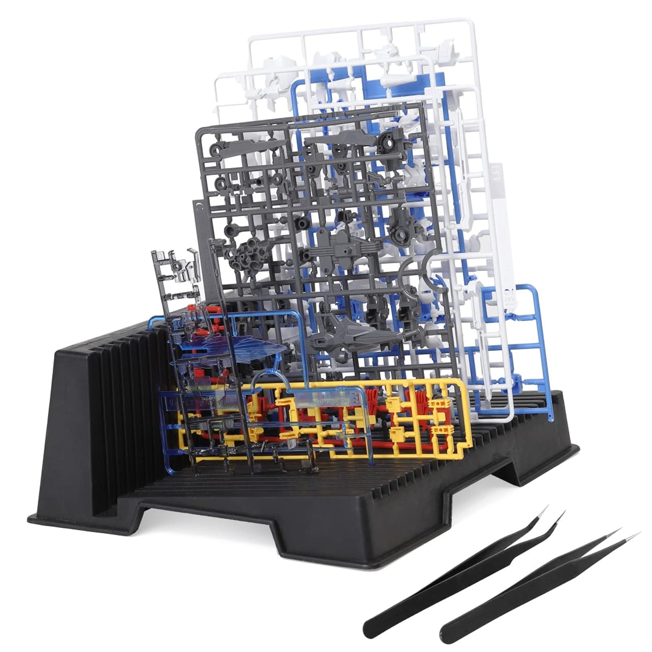 

Подставка для раннеров, подставка для пластиковых моделей, пластиковая модель, модель, подставка для деталей, повышает эффективность работы [Аксессуары] В комплекте 2 пинцета (высокий тип)