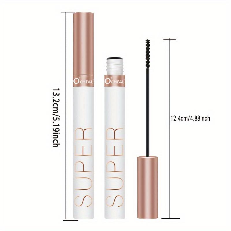 Super Long-Lasting Curl Mascara, Waterproof & Sweatproof,  Protects Fragile Lashes, Lasts Up To 12 Hours Without Smudging,  Instantly Enhances Eyes