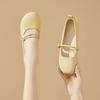 Mary Jane small leather shoes with cheongsam horse dress women's new flat soft-soled single shoes one pedal