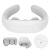 Electric Neck Massager Pain Relief Back Cervical Massager Relaxation Health‑Care Tool(White )