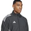 Adidas Tiro 25 Competition Presentation Soccer Grey Size Small Men's Jacket, JSK22, Black/Team (IW0418),