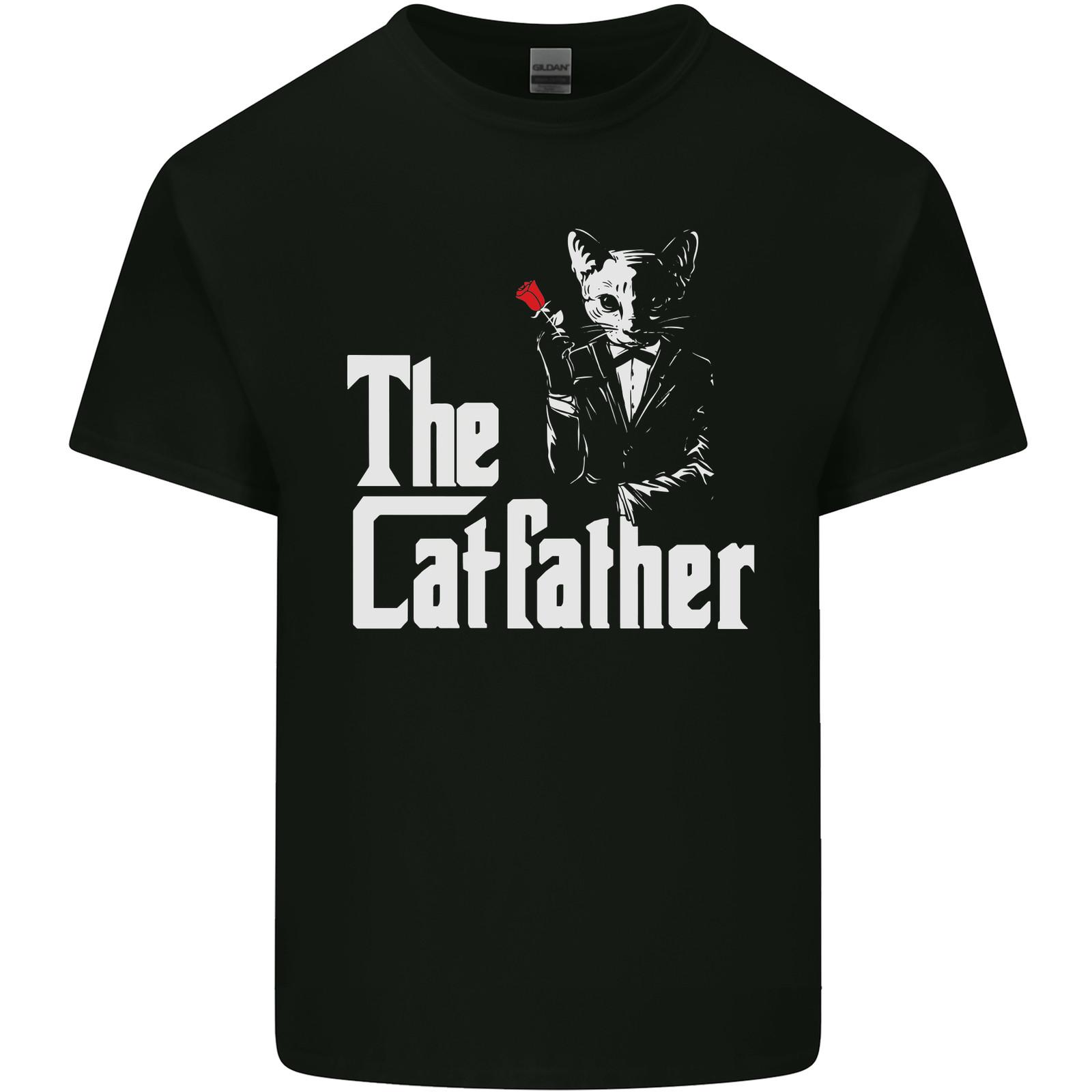 The Cat Father Parody Kitten Lover Animal Mens Light Cotton T-Shirt L