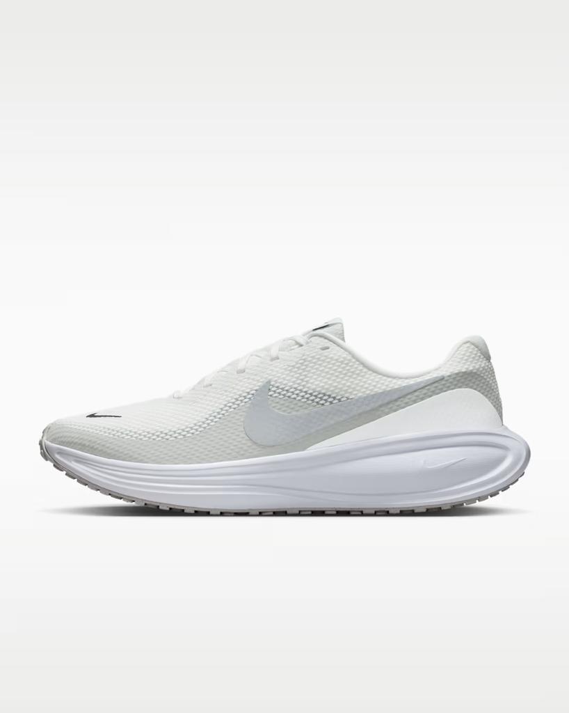 HJ9198-122 Nike Revolution 8 Summit White Metallic Silver (Men's)