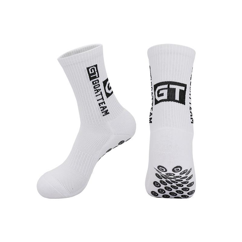 Herbst Trainings Fußballsocken Herren Handtuchsohle Sportsocken Spender Nicht-Rutsch-Socken Atmungsaktiv Schweißabsorbierend Mittellange Socken