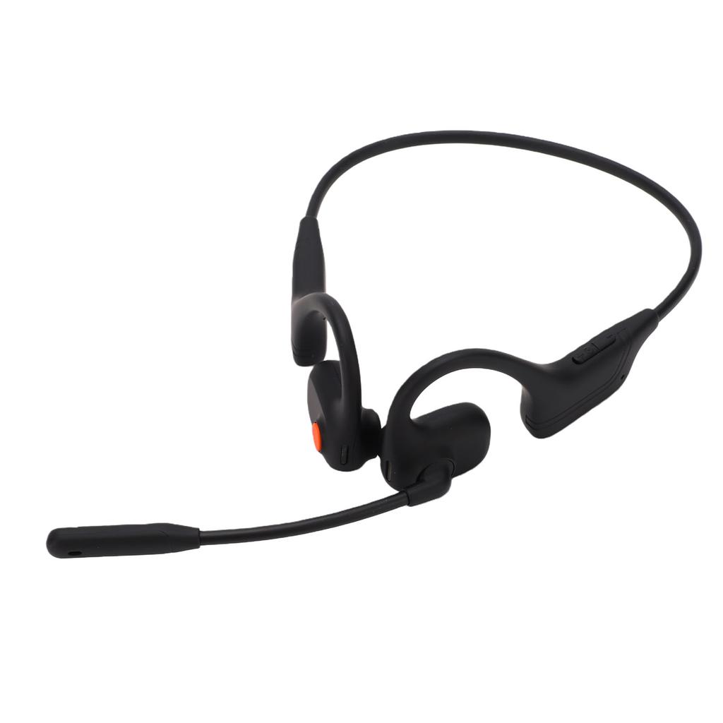 Bone Conduction Headphones IPX6 Water Proof AI Noise Cancelling Bluetooth 5.3 Wireless Headset with Mic Mute Key