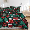 3pcs Christmas Winter Soft and Comfortable Breathability, Bedding Set, Machine Washable, Suitable for All Seasons149