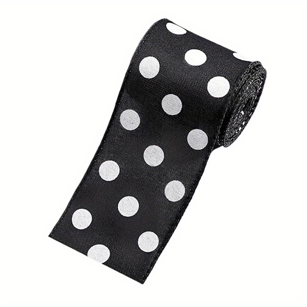 Unique Style European Black And White Ribbon With Stripes And Dots Crafts For