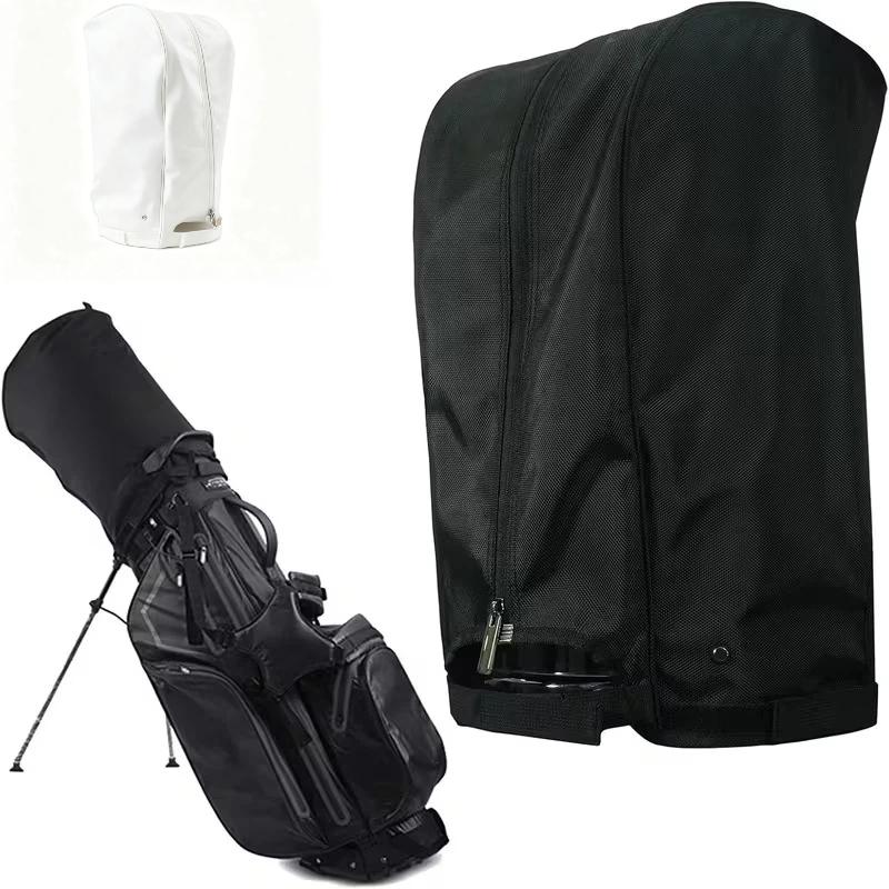 Golf Bag Rain Cover Waterproof Rain Hood 1Pcs Dustproof Club Protector Fits Most Standard Size Golf Bags for Travel