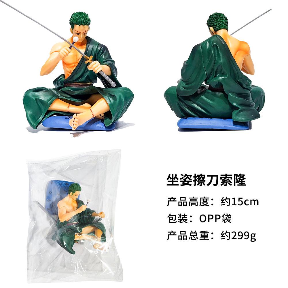 One Piece Roronoa Zoro 3 Sword Style Action Figure Santoryu Three Thousand Worlds Collectible Model Gift