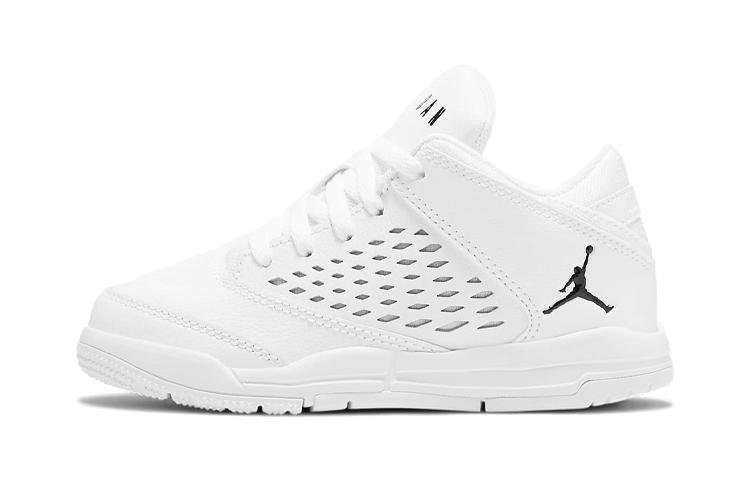 Jordan Flight Origin 4 Niedrige Kinder-Basketballschuhe Weiß Kinder im Alter von 3-7 Jahren 921197-100 28