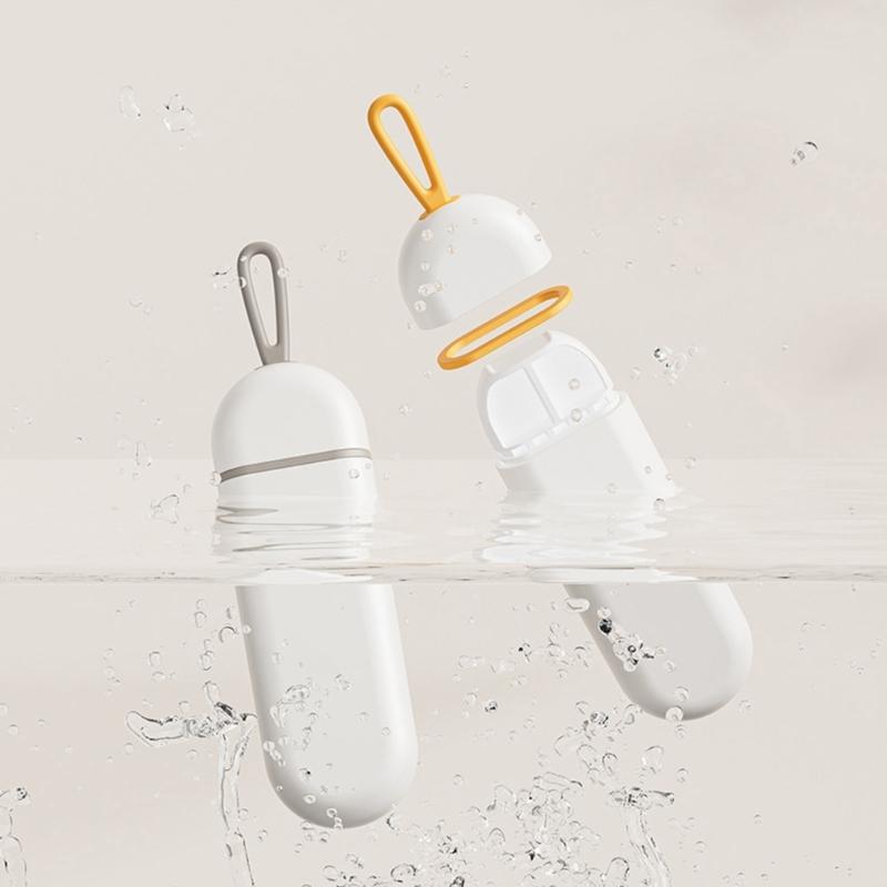 Convenient Medicine Storage Box Easy to Carry Pills Organizer Waterproof Container for Medications Tablets Dispenser