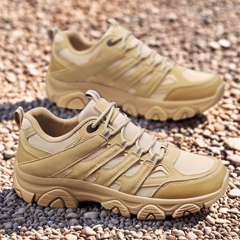 Mens Trekking Shoes, Outside Athletic Shoes, Soft Soled, Anti Slip, Breathable Trekking Shoes, Low Cut Mens Shoes
