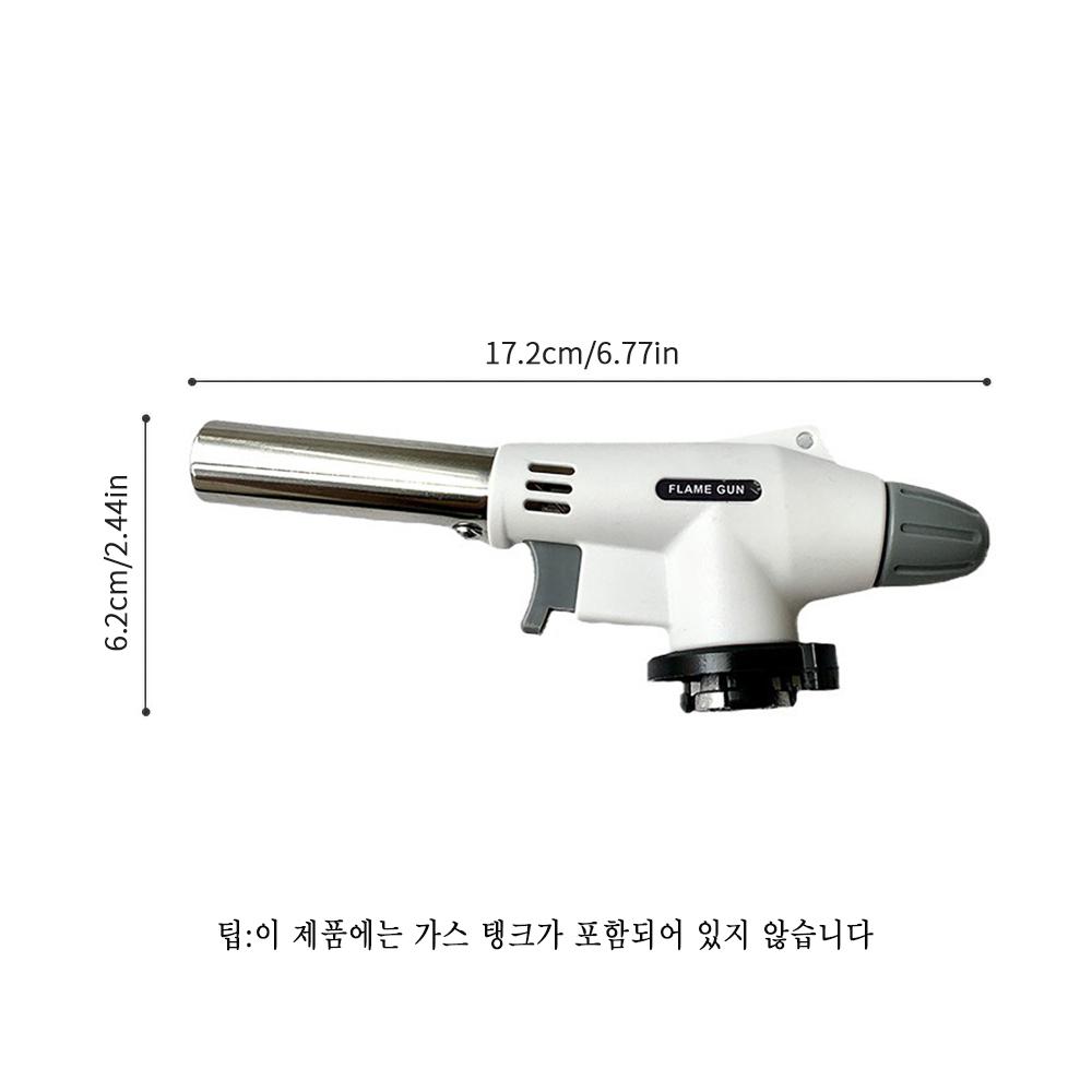 Torch Cooking AutoIgnition Butane Gas Welding-Burner Welding Gas Burner Flame Gas Torch Flame Gun Blow for BBQ Camping Cooking