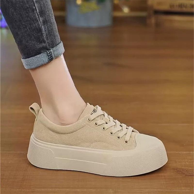 Schuhe Frau Flats Keil Korb 2025 Herbst Espadrilles Plateau Creepers Kleid Sport Neu Sommer Herbst Leopard Clogs Canvas Fabri