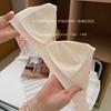 New product, seamless triangle cup, leopard print underwear, thin fixed without steel ring, jelly glue lift, double breasts, women's bra