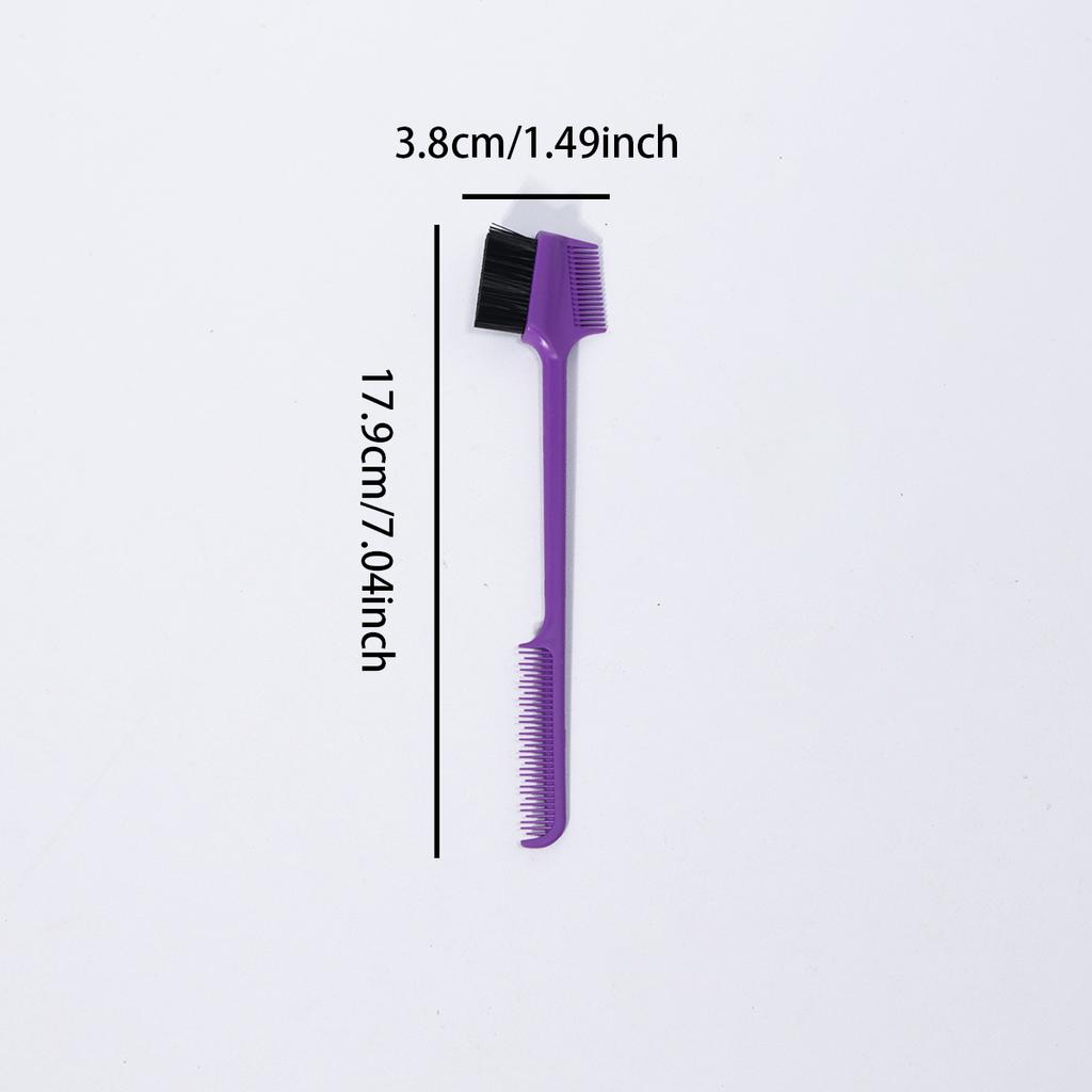 Double sided edge comb control hair brush, double-sided three in one edge control brush, hair salon comb hair styling tool