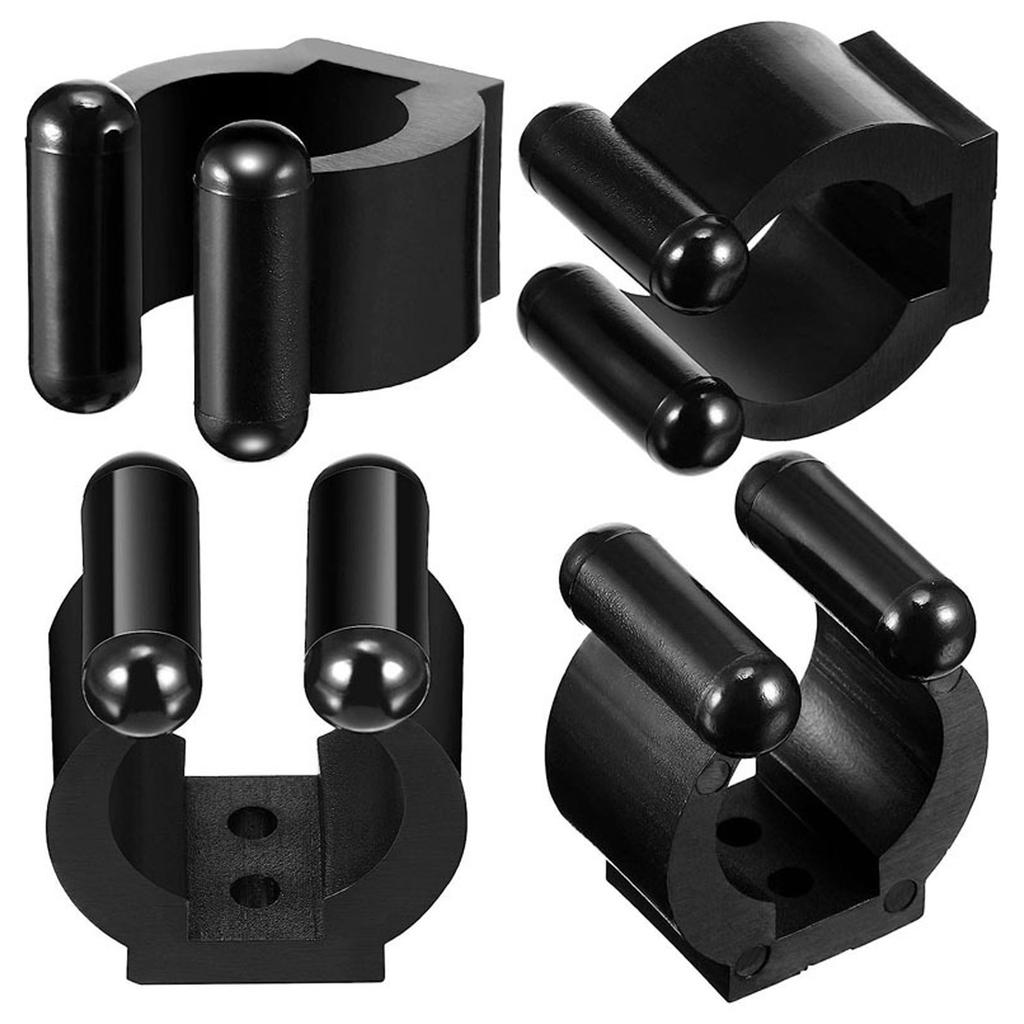 40Pc Wall Mount Fishing Rod Rack Holder Billiards Snooker Cue Locating Clip Holder Storage Organizer Fishing Pole Clips