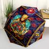 1 PC Automatic Folding Umbrella - Naruto Power Up Pattern Portable Foldable Design With 8 Ribs Christmas Birthday Gifts