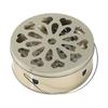 Metal All Purpose Incenses Box Container Tray With Safety Cover Heatproof Construction Perfect For Travel Or Patios Use