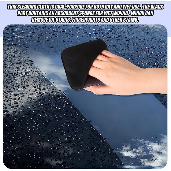 4 Pcs Car Screen Cleaner Car Touch Microfiber Screen Cleaner Cloth Cleaning Wipes Interior Pad for Vehicle Dashboard LCD Accessories 4.13×4.13