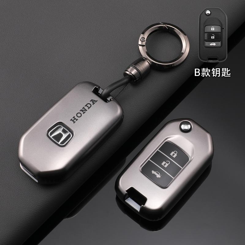 Silver TPU Car Remote Key Case Cover Holder Shell Fob For Honda Civic HRV CRV CR-V XRV Crider Odyssey Pilot Fit Accord 2015-2018