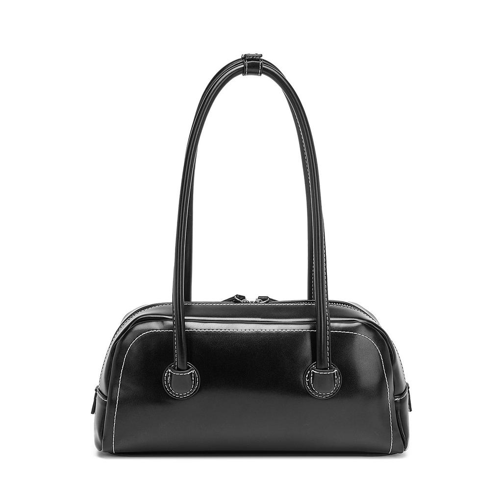 Borsa a Spalla Singola, Nuova Borsa a Spalla Retro alla Moda, Borsa da Bowling alla Moda e Semplice, Borsa a Spalla Singola di Alta Gamma per il Pendolarismo