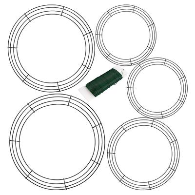 1PC Form For Crafts Weddings Christmas Wreath Materials Home Party Celebrations Wire Wreath Frame