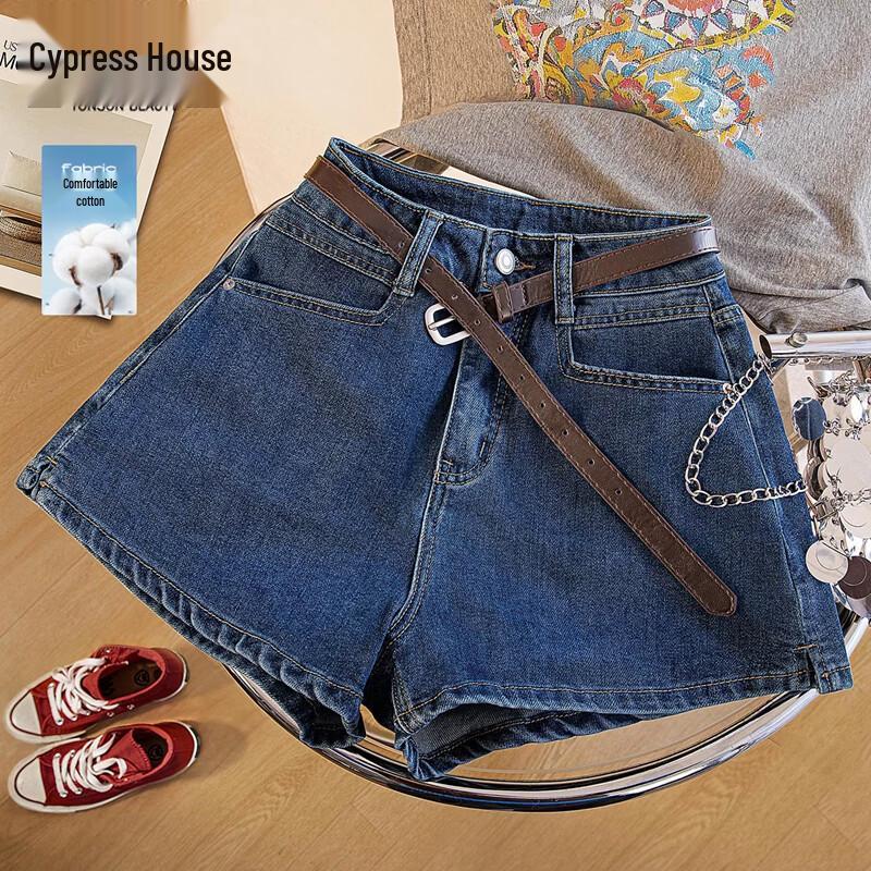 

Women s High-Waist Loose Fit Denim Shorts M