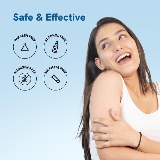 Zestaw Be Bodywise do redukcji trądziku na ciele z 1% żelem do mycia ciała z kwasem salicylowym i 10% nawilżającym serum do twarzy z niacynamidem | Zapobiega trądzikowi na ciele, złuszcza | 450 ml