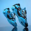 2025 new leather rotating buckle children's football shoes men's broken nails young students lace-free sports shoes