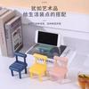 Creative small bench household lazy mobile phone adjustment storage small chair mobile phone holder