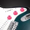 3Pcs Plastic Single Coil Pickup Covers 48mm 50mm 52mm Replacement for Electric Guitar(Pink)