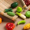 Miniatures imitation légumes micro paysage ornements figurines pour décorations de maison décoration de chambre bricolage maison de poupée accessoires