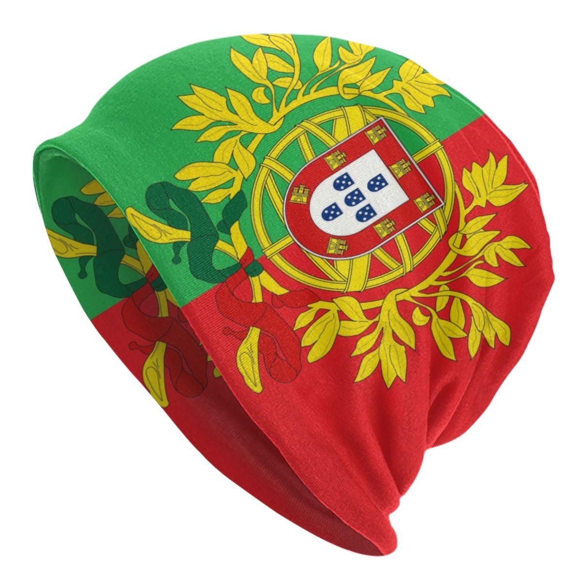 

Custom Portugal Flag Heart Gifts Bonnet Hats Street Knitting Hat For Unisex Women Warm Winter Portuguese Skullies Beanies Caps Beanies Hat