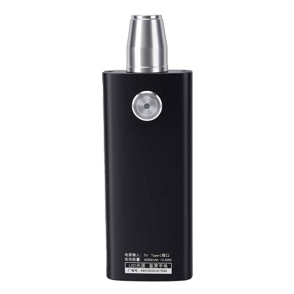 Jade Identification Flashlight Super Bright 2 Level Brightness 7600K 8300K Rechargeable Jade Appraisal Light