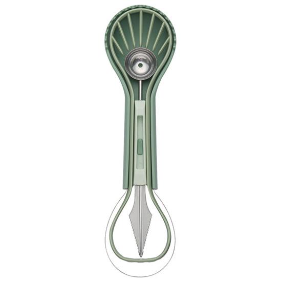 Watermeloen Fruit Graaflepel Creëer prachtige displays Bespaar ruimte Milieuvriendelijke PP-materiaal Fruitgraaflepel