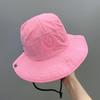 Outdoor UV Protection Kids Bucket Hat Breathable Cotton Fishing Hat Cute Cartoon Panama Hat
