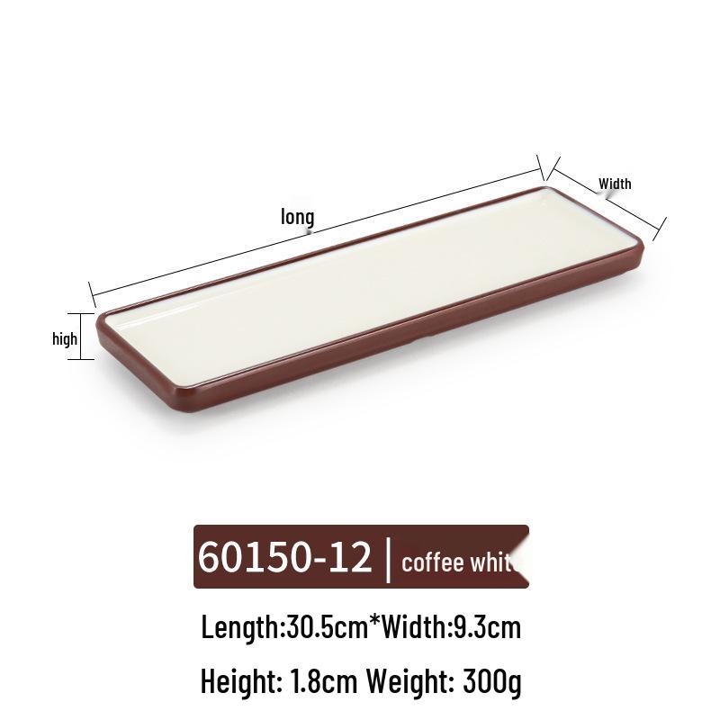 Kaibaiya Melamine Rectangular Sushi & BBQ Tray