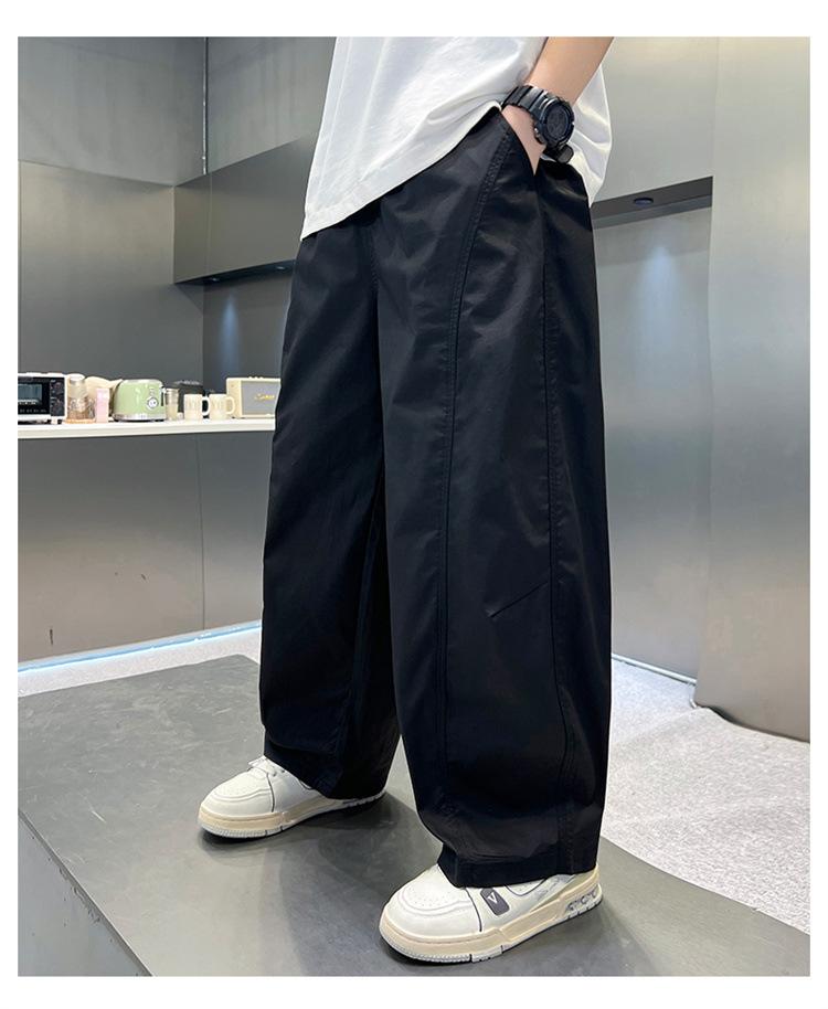 Boys Kids Loose Casual Long Pants Korean Style Cotton Children Trousers