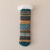 Floor Socks In Autumn and Winter Thickened with Fleece for Warmth and Anti Slip Mid Tube Socks for Home Use