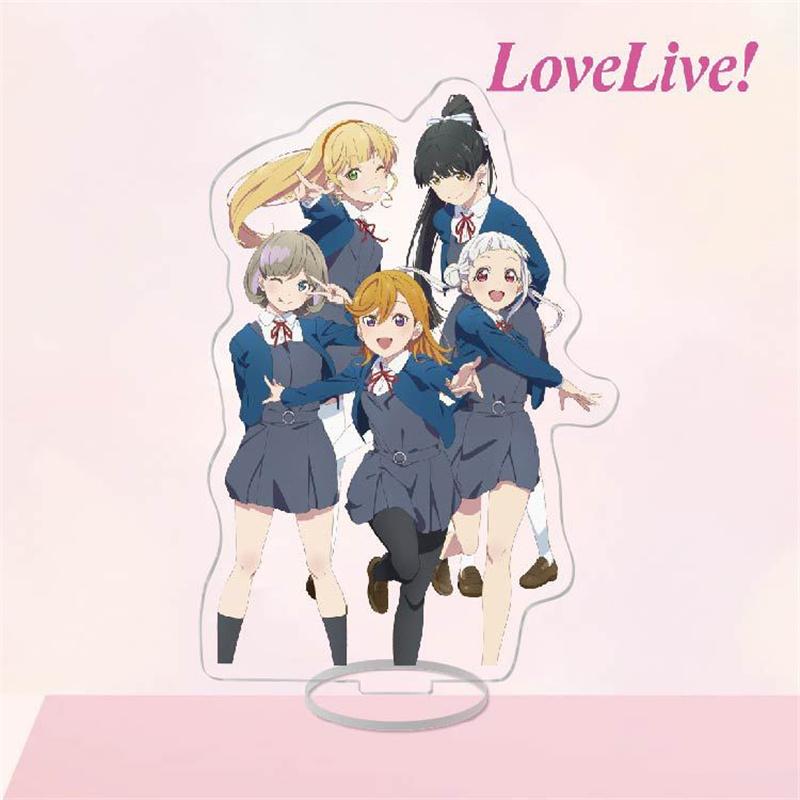 Modellino Stand Gruppo Anime Moda Love Live Portachiavi Kotori Minami Nico Yazawa Sonoda Umi Figure Supporto Standee Scrivania