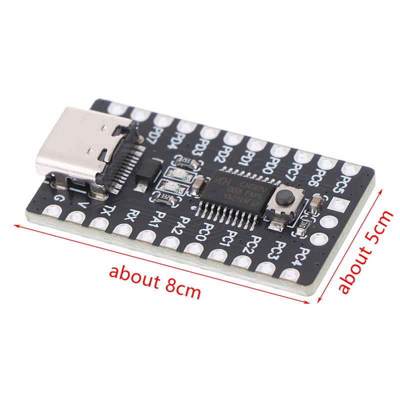 1/3/5Pcs Ch32V003 Development Board Black Board Minimum System Board Core Board Risc-V Ch32V003F4P6 Microcontroller Module