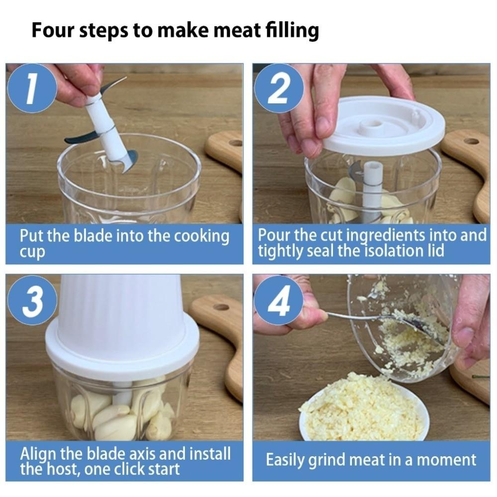 400ml Electric Blender Mixer Multifunctional Meat Grinder Garlic Crusher  Kitchen Gadgets