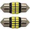 2 Pcs C3W 28mm LED Bulb SV8.5 12V CANBUS 250lm White Strong Off-Road