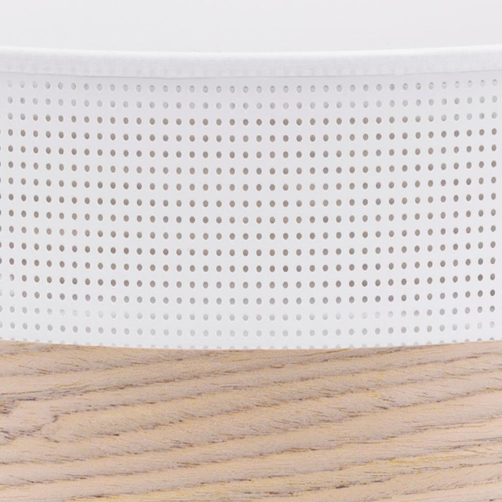 Wood Plexi Ceiling Lamp White 40Cm Classic Oak