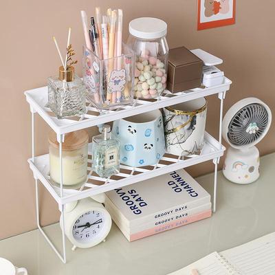 Scaffale Pieghevole in Stile Coreano per Cucina, Cosmetici, Scrivania e Cancelleria