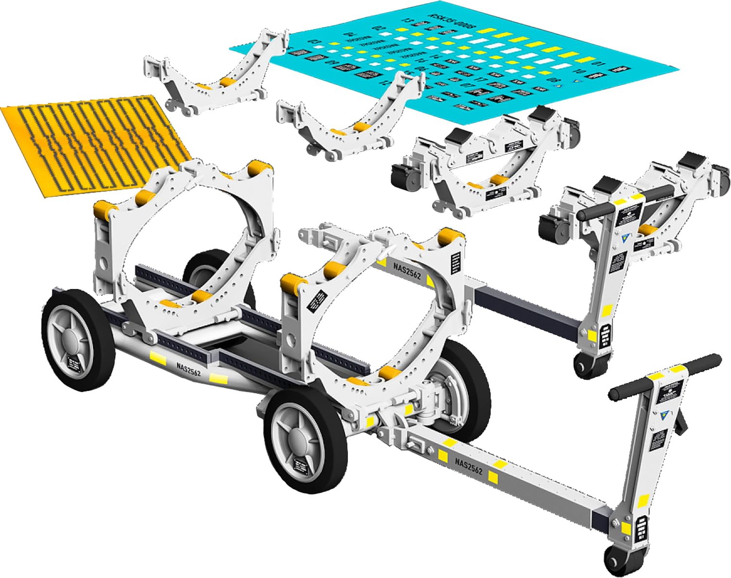 

Reskit Американская палубная тележка для транспортировки оружия Набор смолы 1/35 MHU-191/M (для Бомб) RSKS35-0008 (Военная техника)