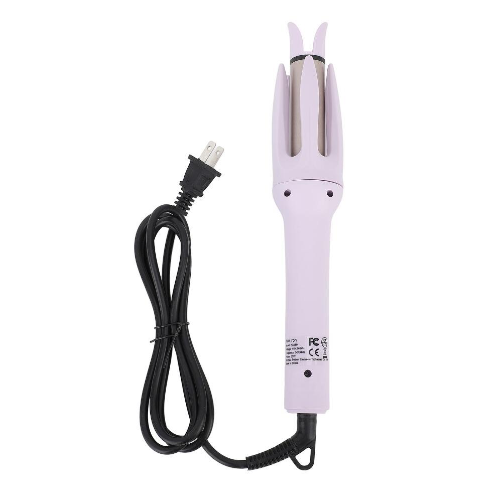 Rotating Auto Hair Curler Adjustable Temperature Rotating Curling Iron For Home Use