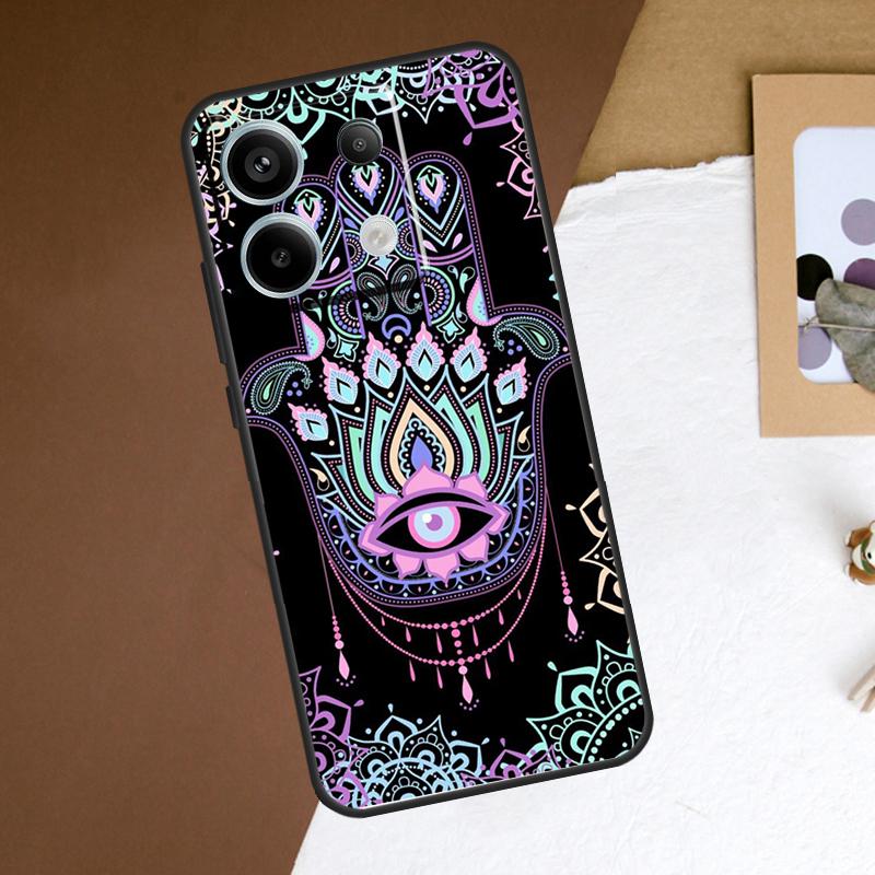 

Hamsa Hand Of Fatima Art Case For Xiaomi Redmi Note 14 12 11 10 13 15 Pro Plus Redmi 14C 15C 15 13 10C 12C 13C Cover Redmi Note 12 4G